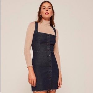 Reformation Lars Denim Dress in Severn 2